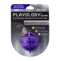 Playology Jouet balle à mâcher dentaire parfum saucisse de porc tout naturel pour chiens