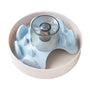 PetDreamHouse SPIN UFO Labyrinthe Mangeoire Interactive Anti-glouton pour Chiens, Bleu