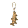 Tall Tails Jouet pour chien en cuir naturel en forme de truite Tug