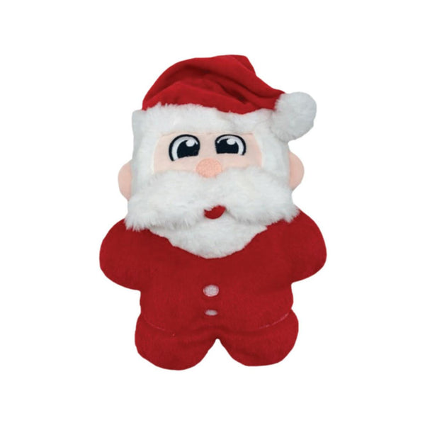 KONG Holiday Snuzzles Santa DoG Toy, Red/White