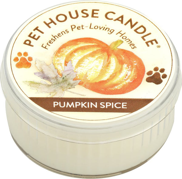 Pet House Year Round Mini Candle, Pumpkin Spice, 1.5-oz