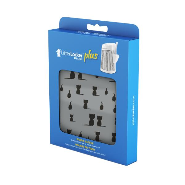 Litterlocker Design Plus Housse En Tissu, Chat Noir
