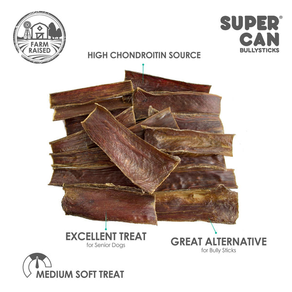 SuperCan Friandises pour chiens Bandes de jerky de bœuf.