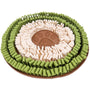 Injoya Tapis de reniflement Cookie Jouet pour chien, Blanc/Vert
