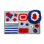 Injoya Tapis de reniflement Fun House Jouet pour chien, Bleu