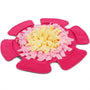 Injoya Tapis de reniflement Pink Flower Jouet pour chien