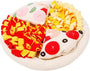 Injoya Tapis de reniflement Pizza Jouet pour chien