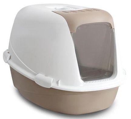 Bergamo Curvy Cat Litter Pan, Mocaccino
