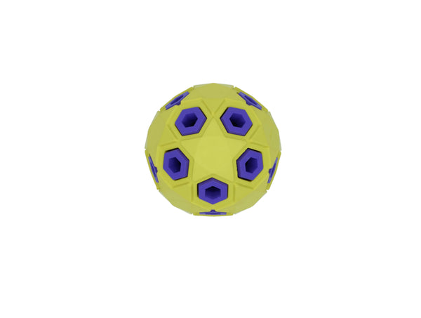 Bud'z Astro Starry Rubber Dog Toy, Yellow