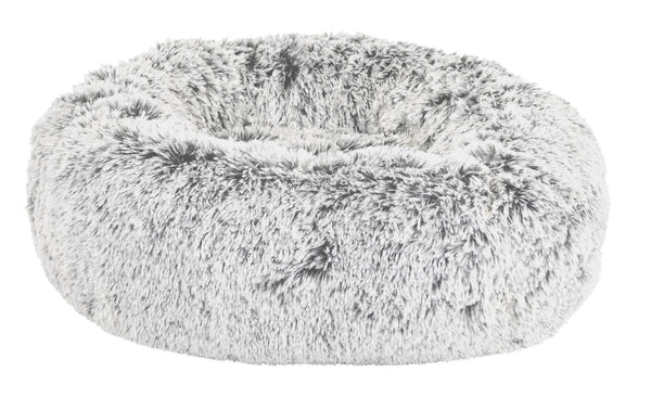 Bud'z Calming Round Dog Bed, Gray