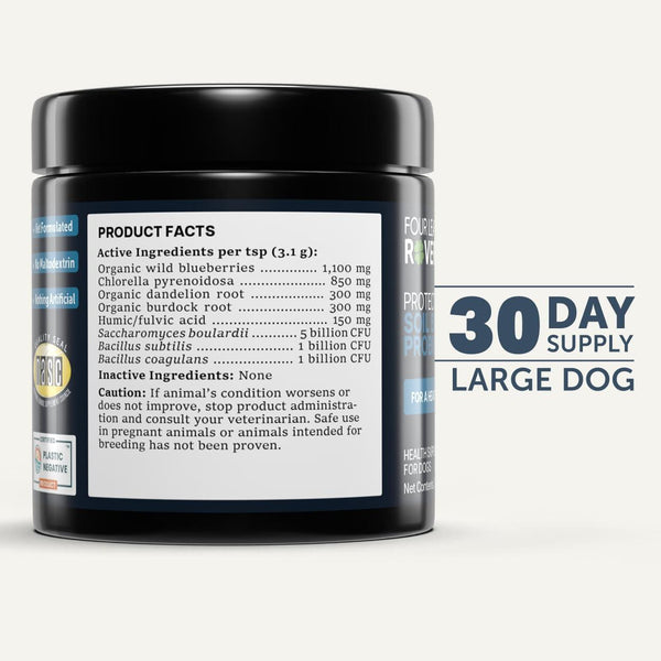 Four Leaf Rover Protect Soil-Based Probiotics Dog Supplement