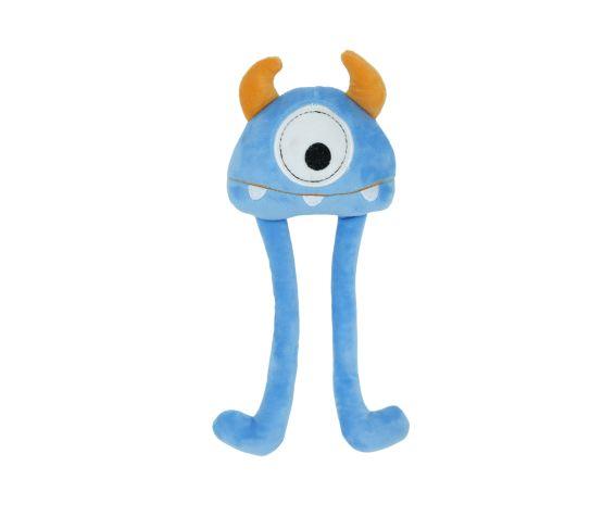 Bud'z Monster Crado Plush Dog Toy, Blue, 11 x 5 x 27-cm
