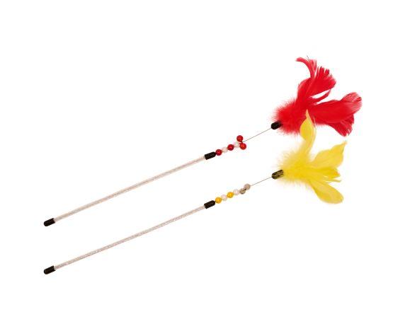 Bud'z Goldfinch Jar Feather Cat Toy
