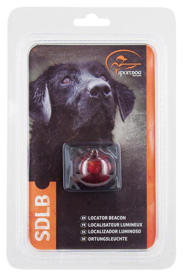 SportDOG Locator Beacon Dog Collar Safety Light, Red