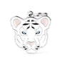 MyFamily White Tiger Médaille d'identification pour animaux de compagnie