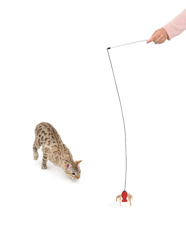 RompiCatz Jouet pour chat Feather N' Bell Wand
