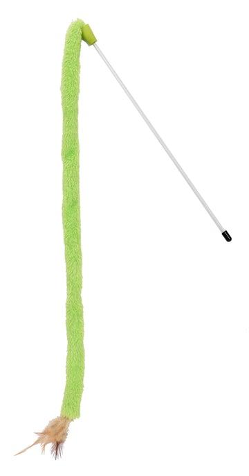 RompiCatz Jouet pour chat Feather N' Fabric Teaser, Vert