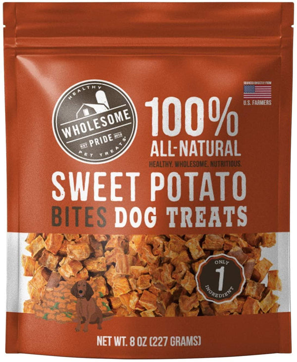 Wholesome Pride Sweet Potato Bites Dog Treats
