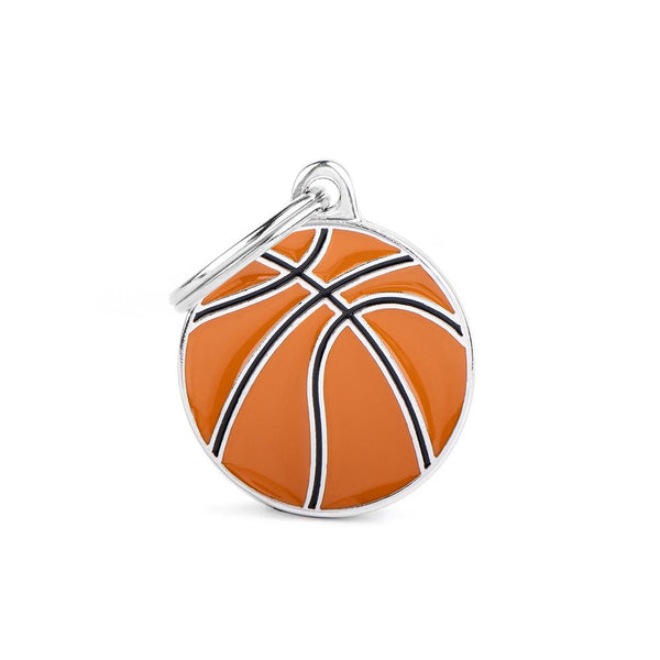 MyFamily Charms Basketball Pet ID Tag