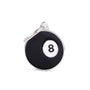 MyFamily boule de billard Médaille d'identification pour animaux de compagnie