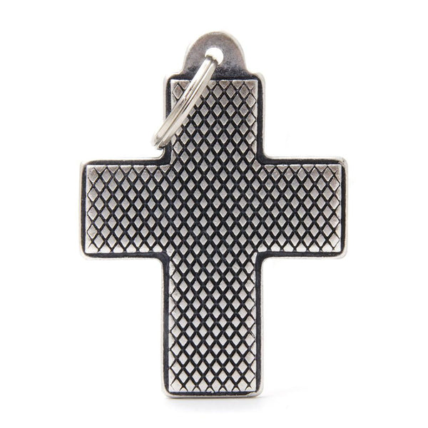 MyFamily Bronx Rhombus Cross Pet ID Tag