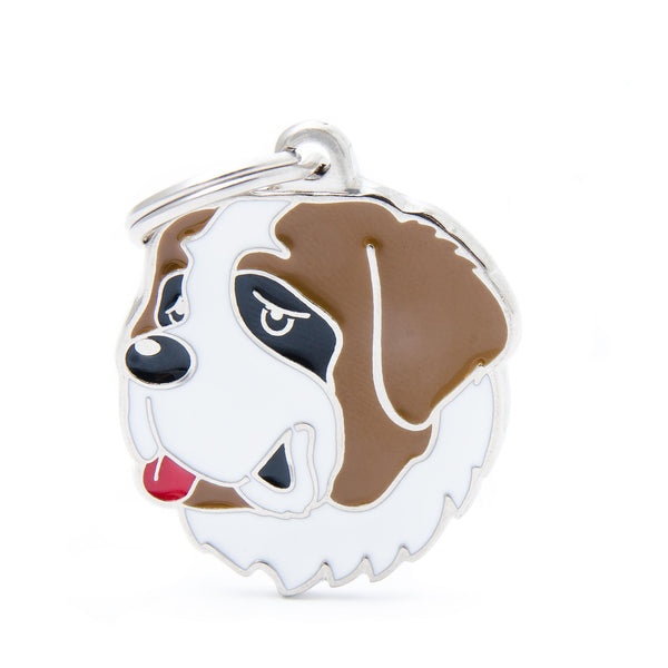 MyFamily Friends Saint Bernard Pet ID Tag, Medium