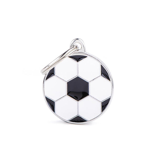 MyFamily Charms Soccer Ball Pet ID Tag