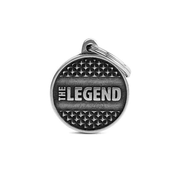 MyFamily Bronx Circle The Legend Pet ID Tag