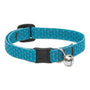 Lupine Pet Eco Safety Collar with Bell for Cats, Tropical Sea, 1/2-in x 8-12-in
