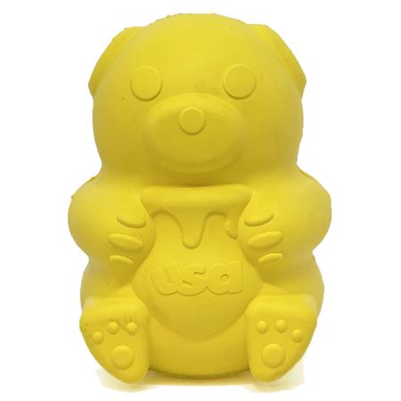 SodaPup Honey Bear Treat Dispenser Dog Toy, Yellow