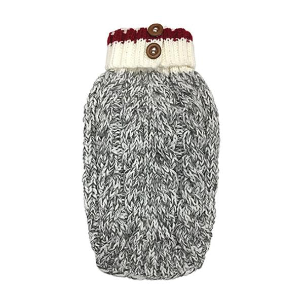 foufouBRANDS Heritage Cable Dog Sweater