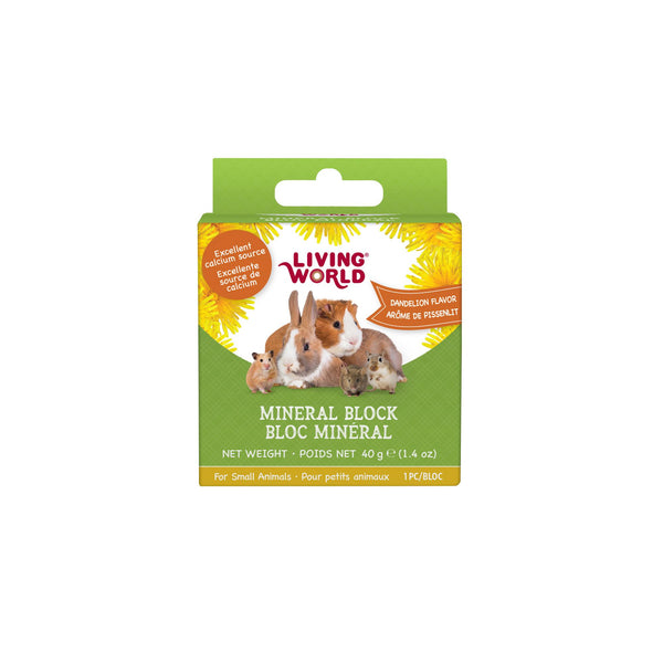 Living World Dandelion Flavour Mineral Blocks for Small Animals