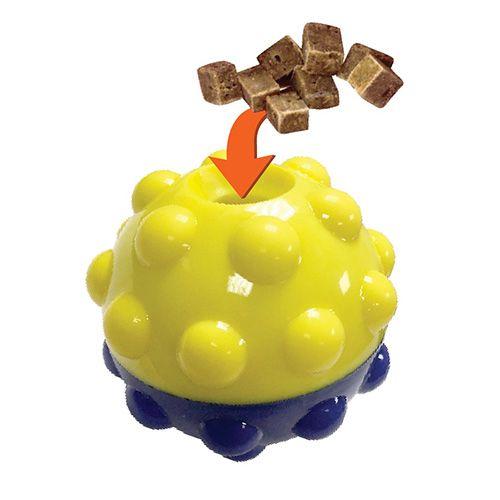 foufouBRANDS Bumper Treat Ball Dog Toy