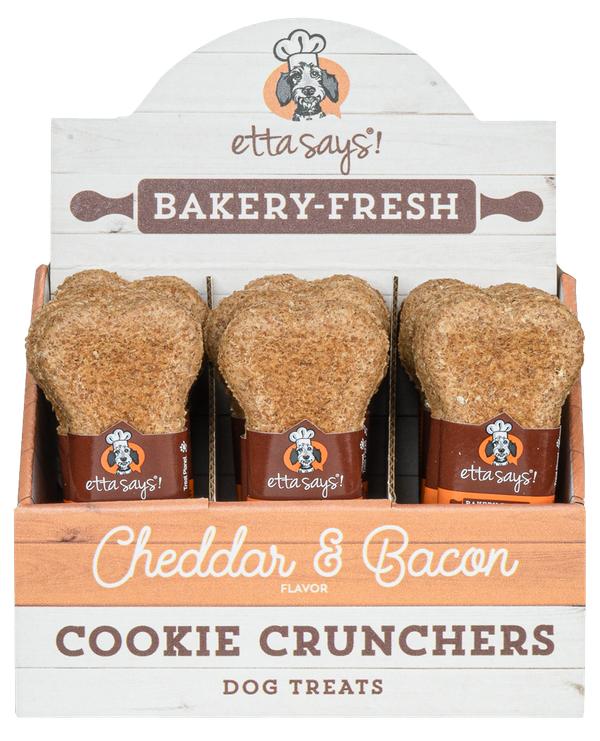 Etta dit! Gâteries pour chiens Cookie Crunchers Cheddar et bacon