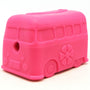 SodaPup MuttsKickButt Jouet distributeur de friandises Van rétro Surf's Up pour chiens, Rose, Grand Largeur