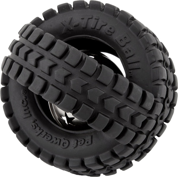 Pet Qwerks Jingle X-Tire Ball Dog Toy
