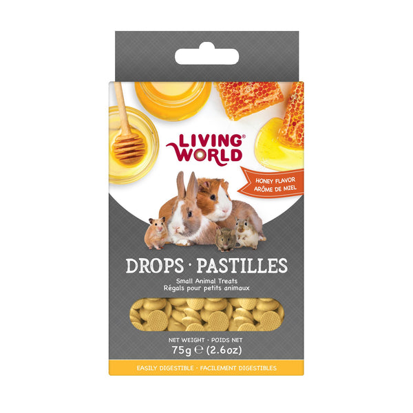 gâteries pour petits animaux Living World Drops à saveur de miel