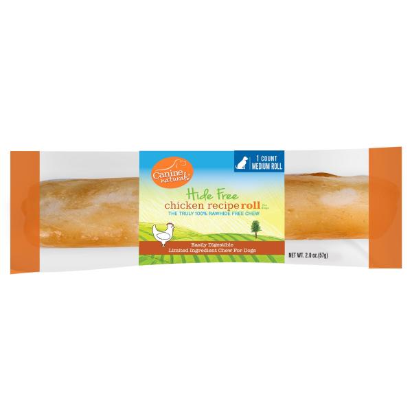 Canine Naturals Hide Free Chicken Roll Dog Treats