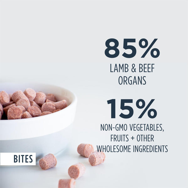 Instinct Grass-Fed Lamb Bites Raw Frozen Dog Food