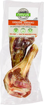 Navus Naturals Friandises Demi os de jambon Serrano authentique pour chiens.