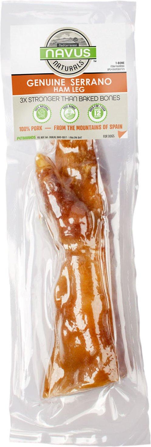 Navus Naturals Genuine Serrano Ham Leg Bone Dog Treats