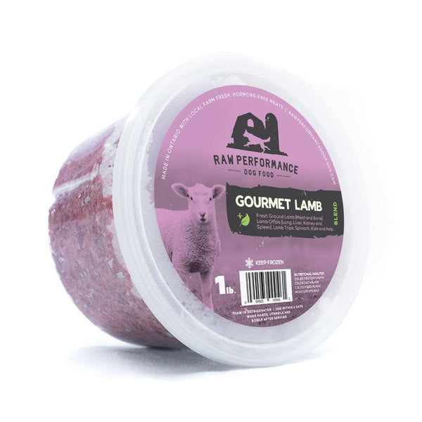 Raw Performance Gourmet Lamb Blend Frozen Dog Food
