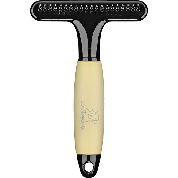ConairPRO Medium-Tooth Undercoat Rake with Gel Handle for Dogs