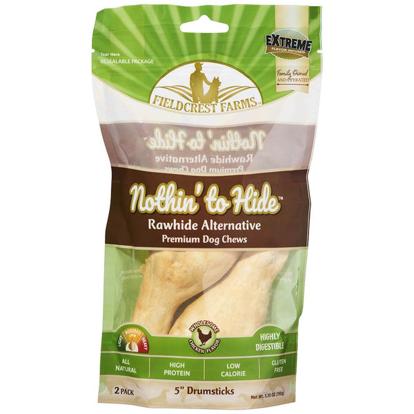 Fieldcrest Farms Nothin' to Hide Drumsticks Chicken Pack Dog Treats