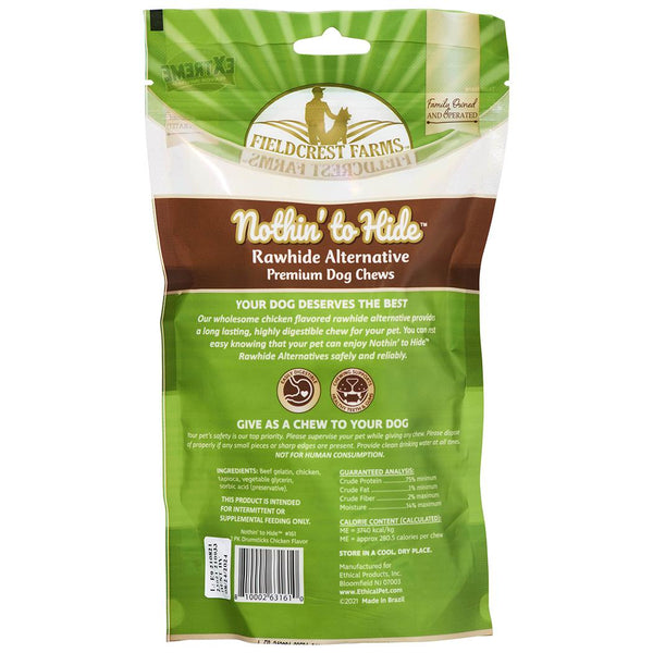 Fieldcrest Farms Nothin' to Hide Drumsticks Chicken Pack Dog Treats