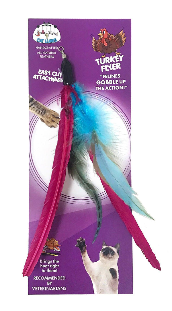Go Cat Cat Lures Jouet pour chat Dindon Volant Go Cat Cat Lures
