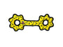 Tuffy Jouet pour chien Ultimate Tug-O-Gear, Os jaunes