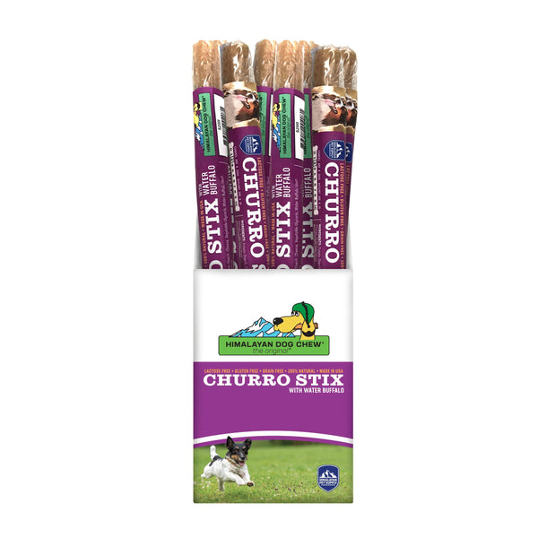 Himalayan Pet Supply Churro Stix Water Buffalo Dog Treats