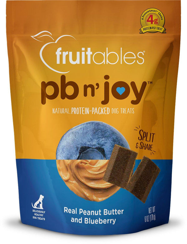 Fruitables pb ‘n joy Real Peanut Butter & Blueberry Dog Treats
