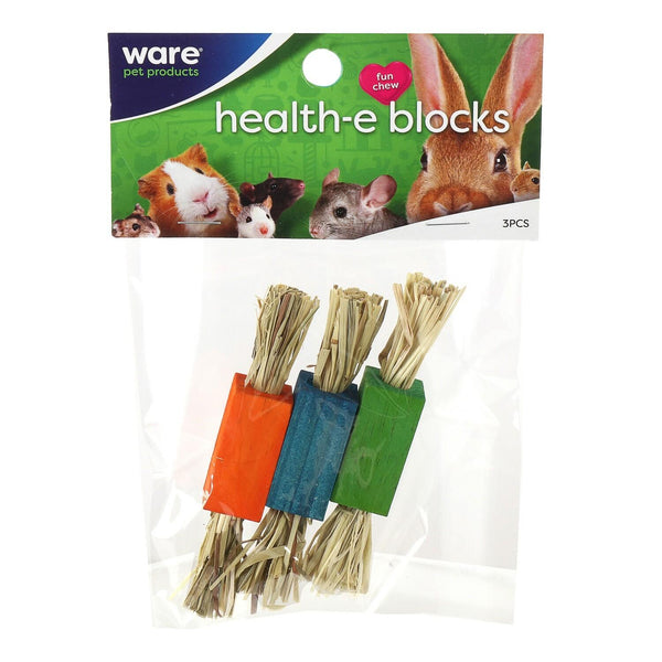 Ware Health-E Blocks Chews Small Animal Toy